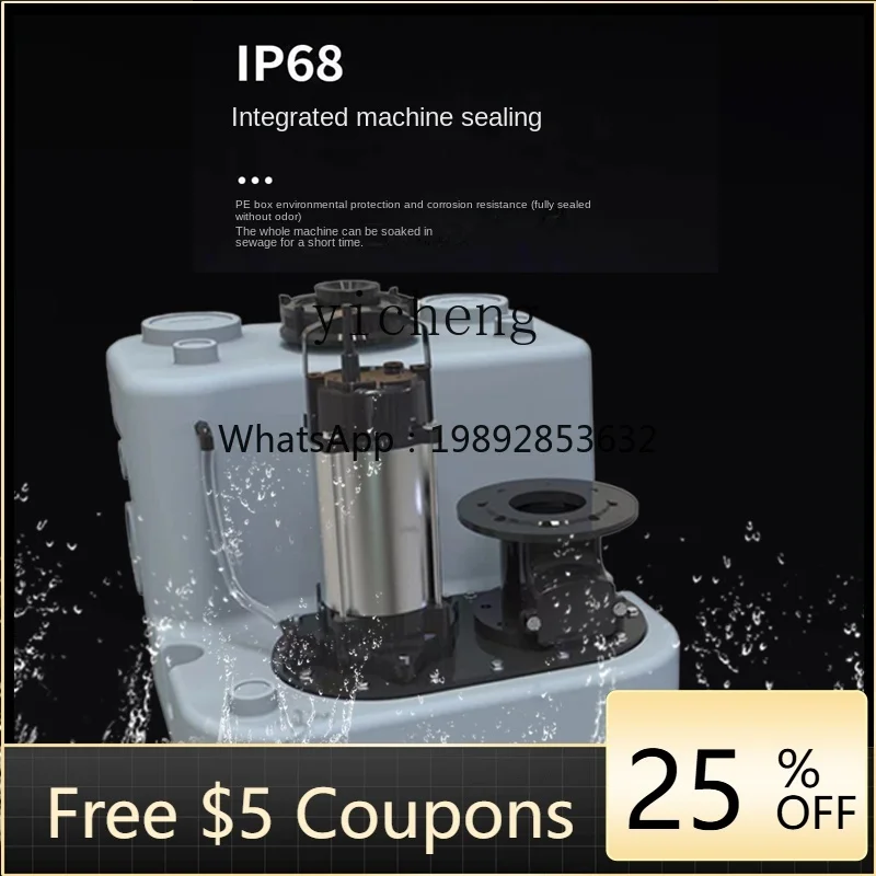 

automatic kitchen villa basement external sewage pump sewage elevator station