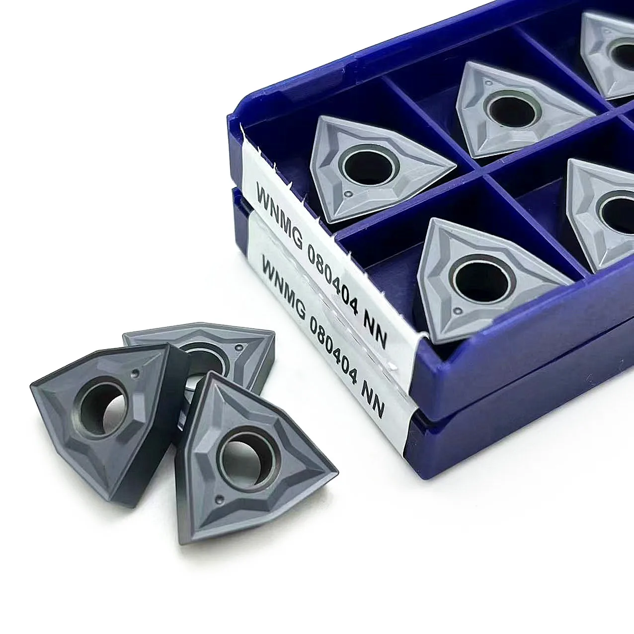 10PCS WNMG080408 NN LT10 PVD Carbide Insere ferramenta de torneamento externo inserir alta qualidade Ferramentas De Corte WNMG080404 NN LT10