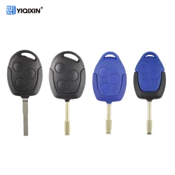 For Ford Focus Mondeo Festiva Fiesta Transit Fusion Galaxy KA Connect C-MAX WM VM Remote Car Key Shell Case Uncut Blade No Logo