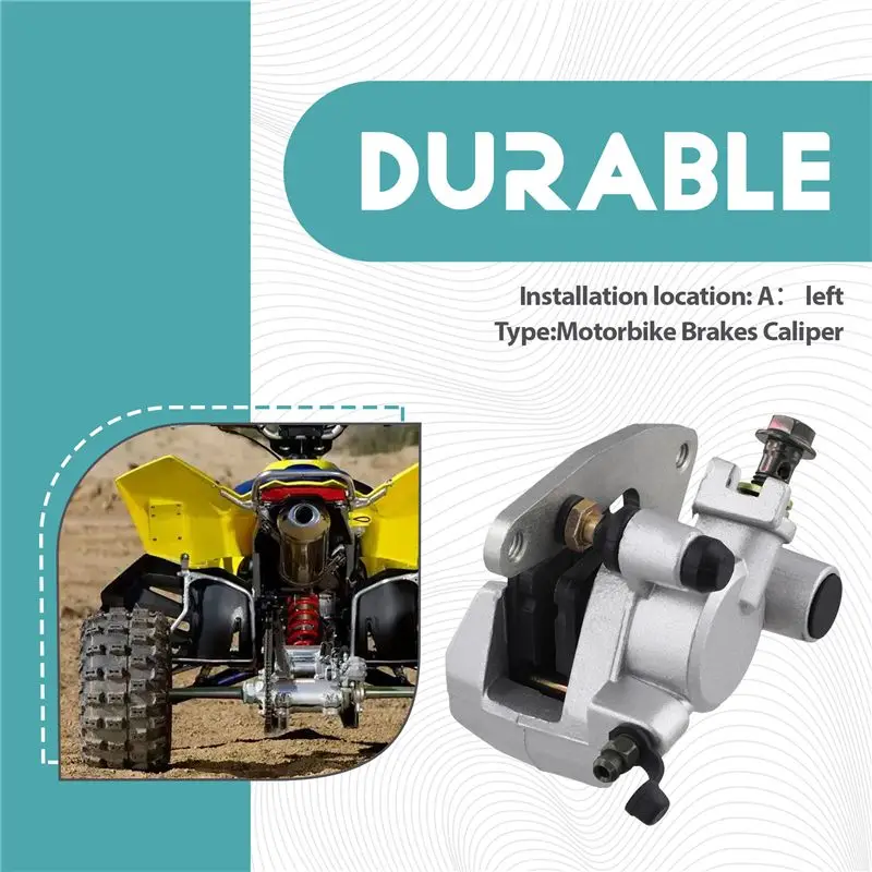 AEA6-Motorbike Front Brake Caliper For Quadsport LTZ 250 LTF 250 Ozark Quadsport LTZ 400 EIGER LTF LTA VINSON 500