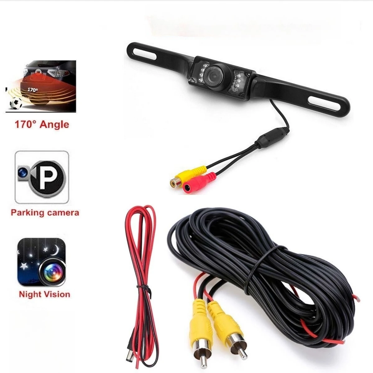 Backup Camera reverse License Plate Car Truck License Plate Car Rear View Backup Camera reverse CCD Reversing Parking Camera