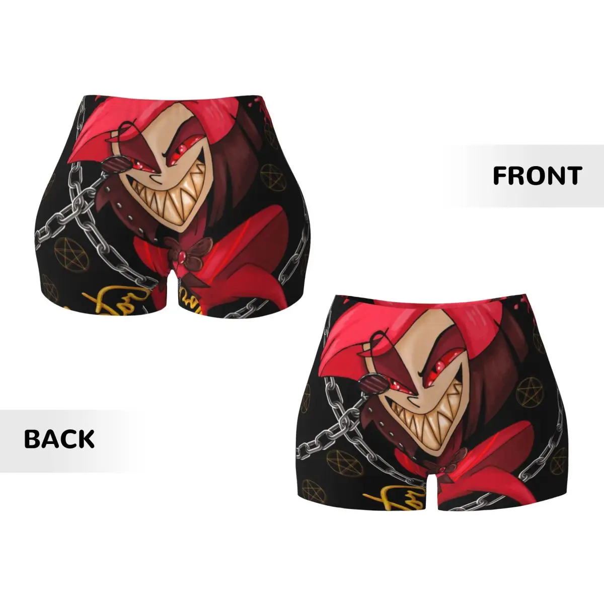 مخصص المرأة Helluva Boss روح الدعابة فيلم الرسوم المتحركة تجريب اليوغا السراويل الرياضية الصالة الرياضية الكرة الطائرة السائق السراويل