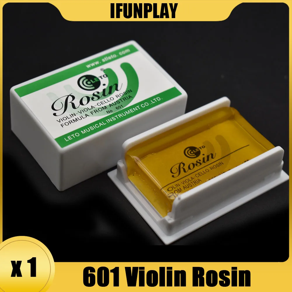 LETO-violín 601 Original con forma cuadrada, instrumento musical de colofonia con caja plástica, violonchelo, 1 unidad