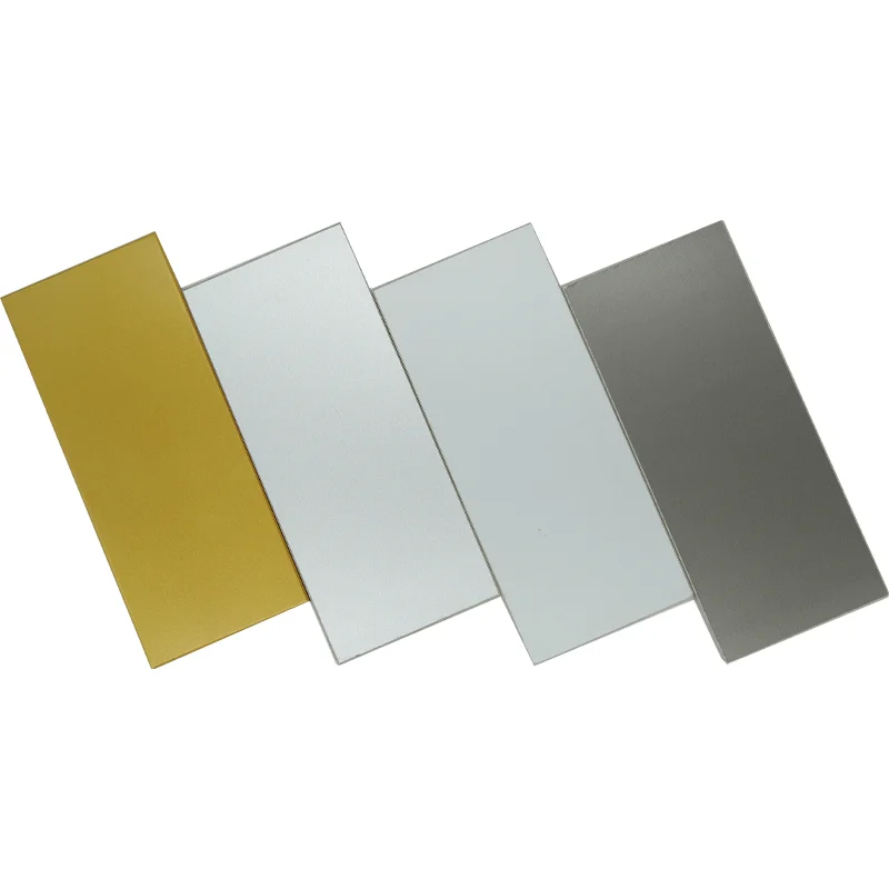 custom.GAJ Commercial Building Metallic Texture Exterior Pre-coated Fiber Cement Board Decorative Curtain Walls Panels