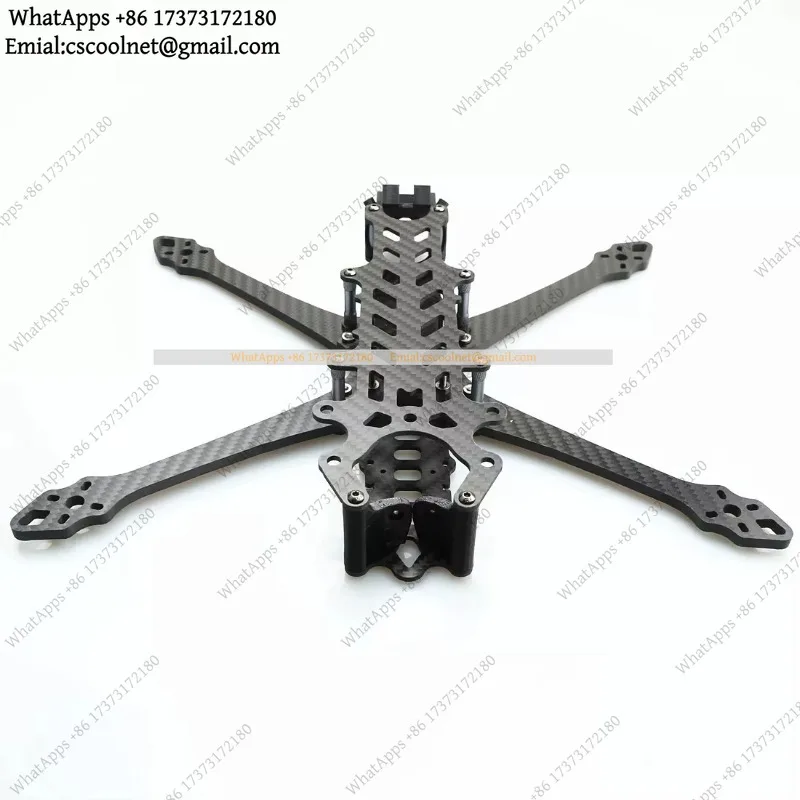 Wide deadcat carbon frame 7-inch 8-inch for FPV racing drone long-range aerial photography quadcopter lightweight durable kit
