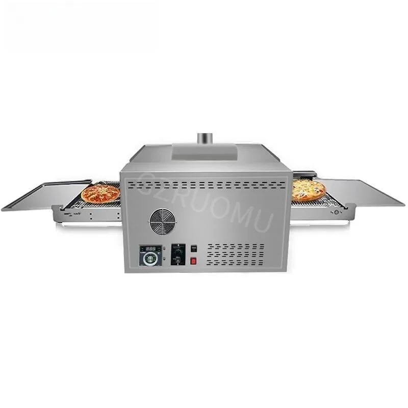 18-inch Commercial Pizza Oven, Electric Heating Type Pizza Oven  Chain-type Pizza Oven Suitable for Restaurants and Snack Bars
