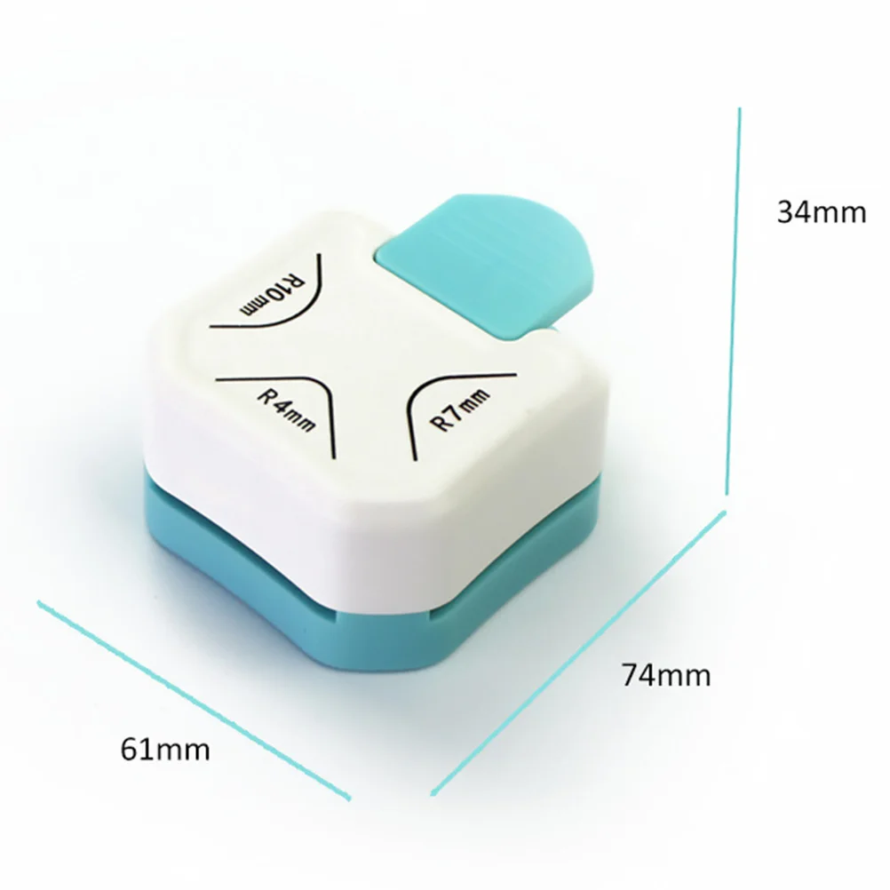 1 قطعة ورق طباعة الصور المستديرة الإبداعية 3 في 1 أداة DIY بها بنفسك سكرابوكينغ بطاقة الأعمال البلاستيكية المشاريع الحرفية #4