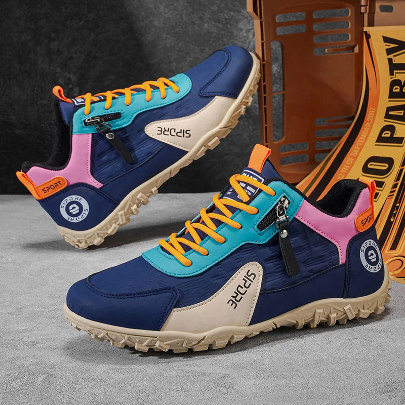 

2026 Spring Fashion Designer Men's Sneakers Blue Comfortable Lace-up Size 45 Casual Shoes Sneakers for Men zapatillas de hombre