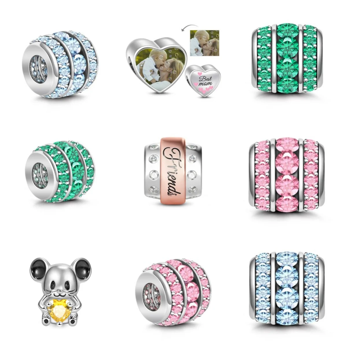 

Chinese And Western Amulets Digital Style Bead PendantsFashion Jianyue