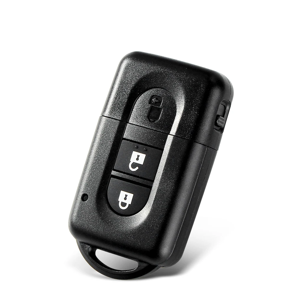 KEYYOU-Substituição remoto Car Key Shell Case, Smart Case para Nissan, Qashqai, X-Trail, MICRA, Nota, Pathfinder, 2 botões