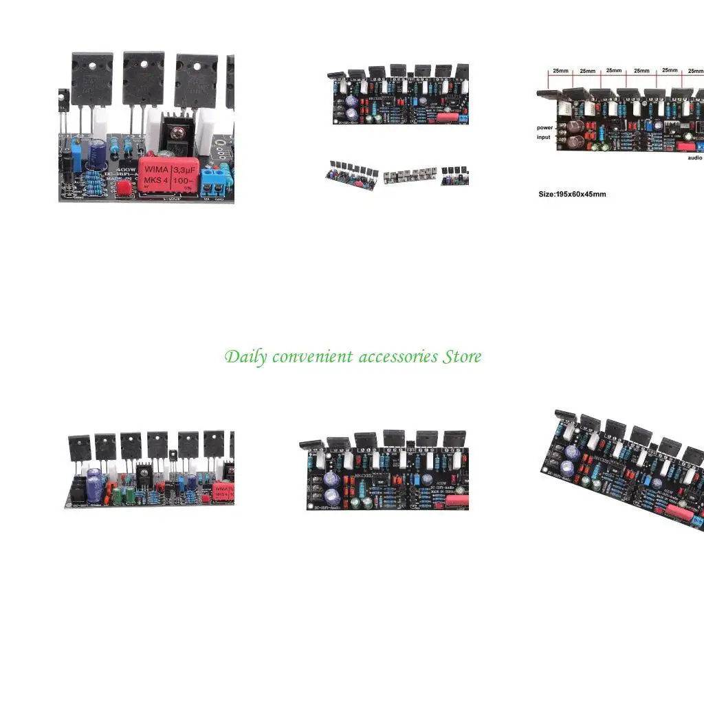 

97QB Сильноточный моно 400 Вт Усилитель звуковой мощности Усовершенствованные схемотехнические конструкции Усилитель звука для