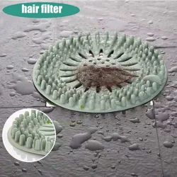 Sewage filter screen hair floor drain bathroom hair prevention kitchen toilet bathroom cover, artifact sink anti clogging