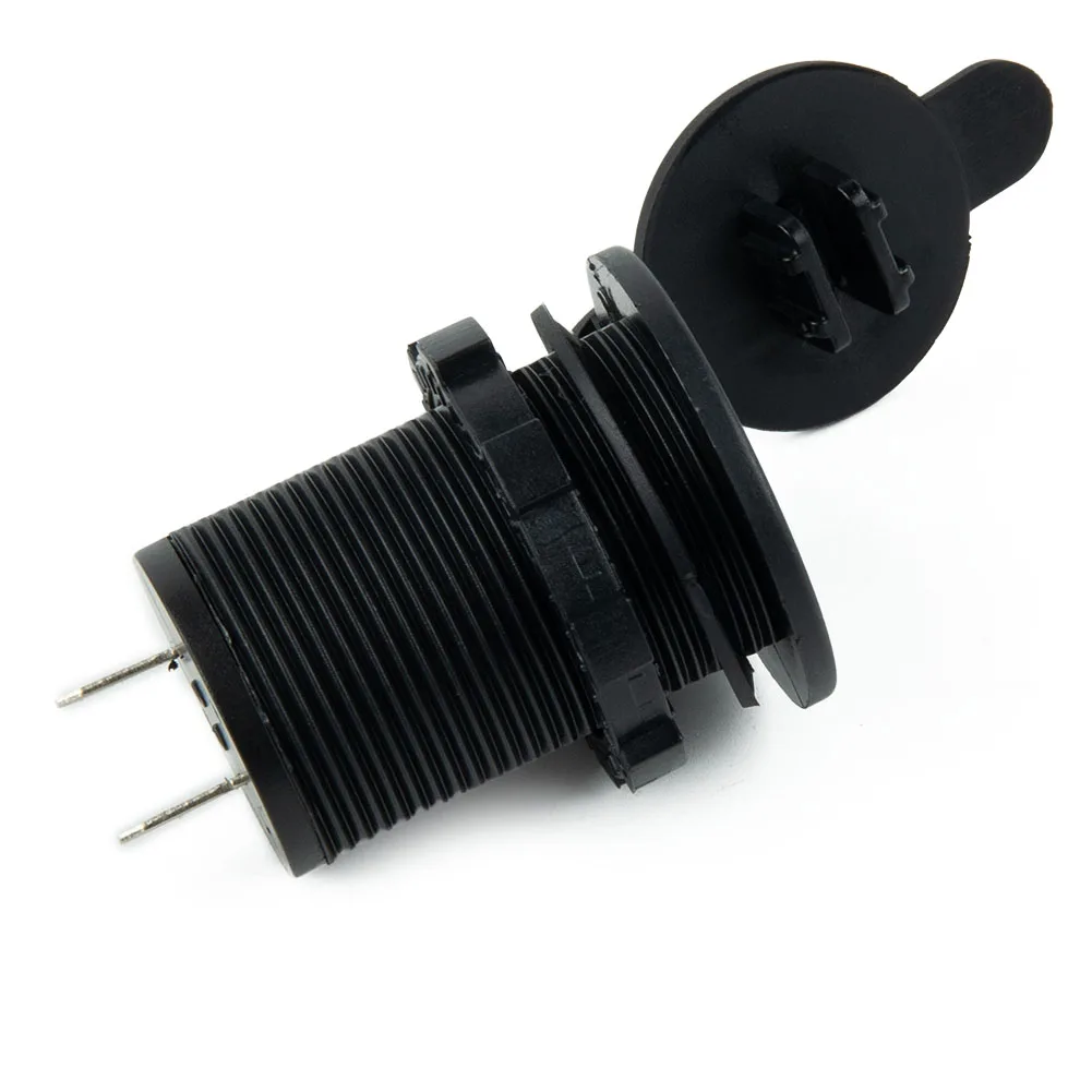 Dual USB Socket Connectors Dual USB Chargers For 12-24V Voltage Vehicles Vehicle Connection C-Line RVs Practical