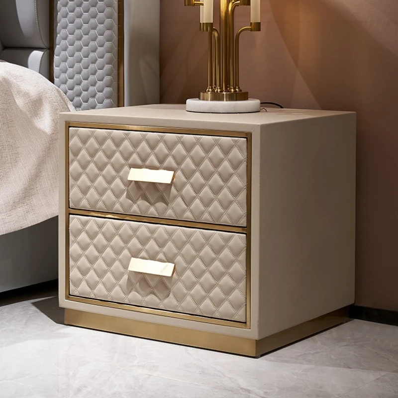 

Luxury modern bedside table, bedroom with drawer furniture