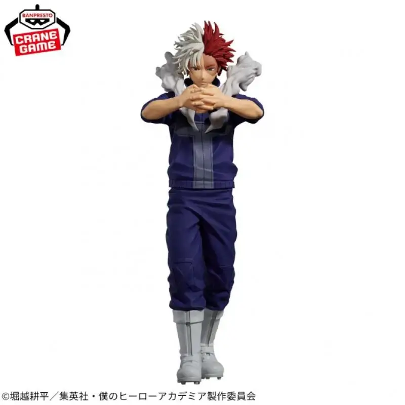 Original en Stock Bandai Banpresto My Hero Academia Todoroki Shoto figura de paisaje adornos Anime películas Festival recoger