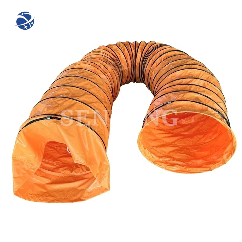 yyhc800mm Dia 10m Industrial Fire Resistant Spiral Ventilation Air Duct Hose