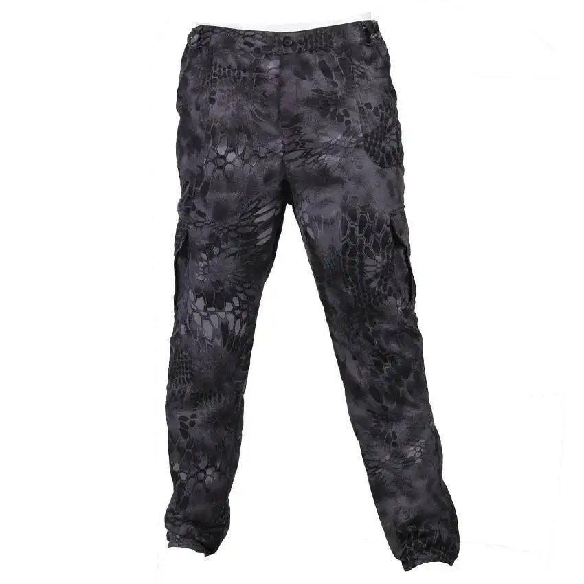 

Tactical Cargo Black Python Camouflage Hiking Pants Working Hunting Trousers Joggers Men Pantalon Homme