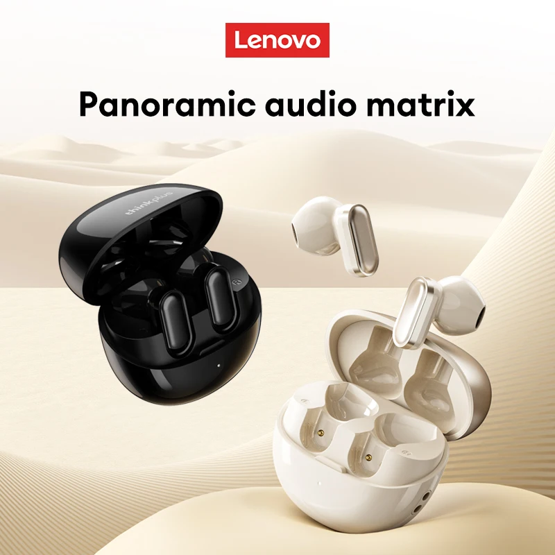 سماعات أذن Choice Lenovo LP19 Pro TWS مطورة بتقنية البلوتوث 5.4 رقاقة، سماعات أذن طويلة التحمل ومتوافقة تمامًا مع سماعات أذن للياقة البدنية