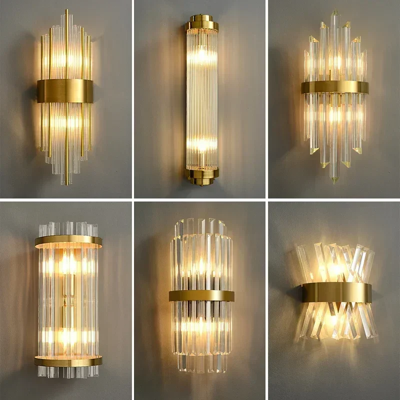 cristal led lampadas de parede para sala de estar luzes de cabeceira gold sconces hall foyer hotel interior casa art decor 01