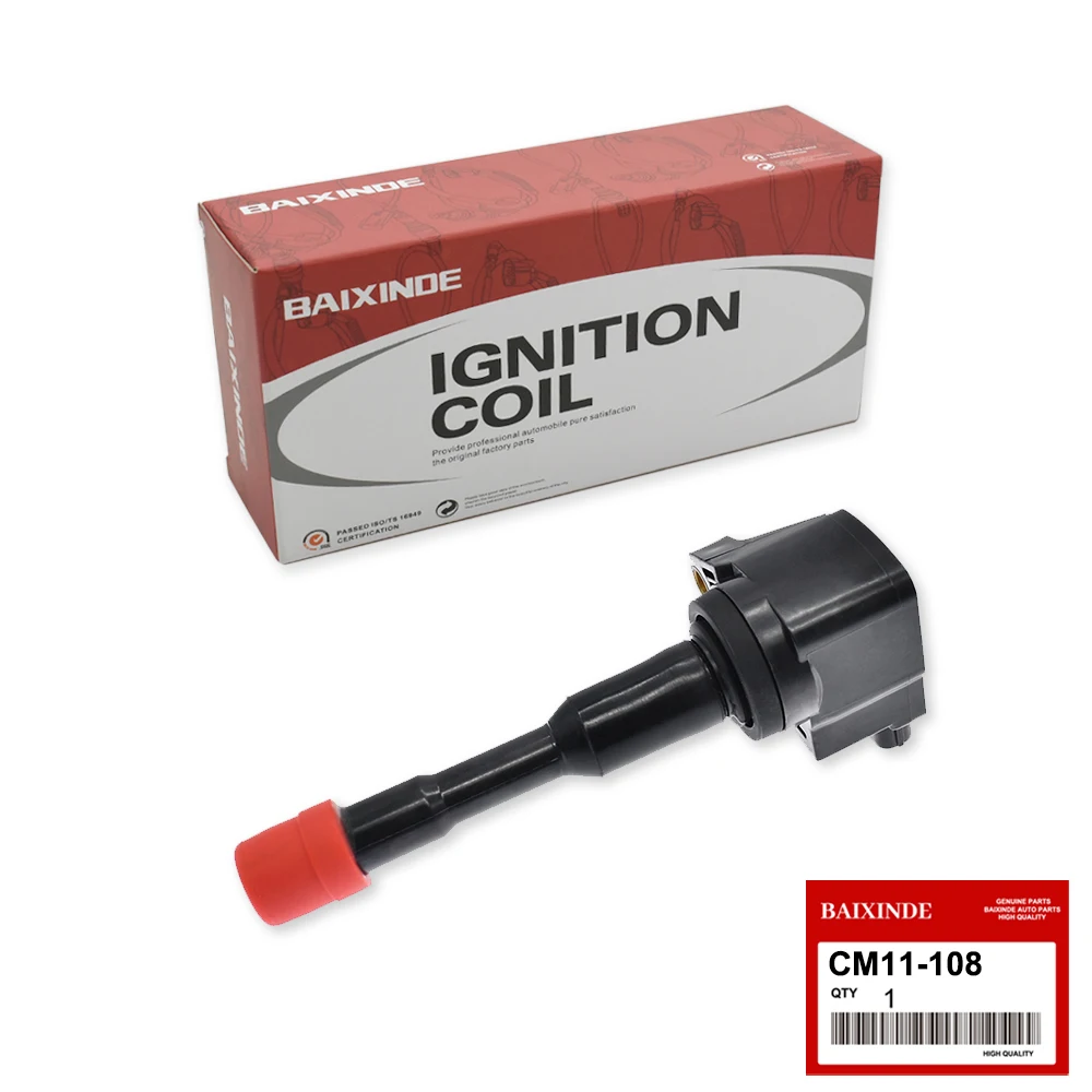 30521-PWA-003 1/4PCS OEM 30521-PWA-003 UF374 CM11-108 Rear Ignition Coil for Honda Jazz Mk2 Mk3 1.2 1.3 1.4 City Civic