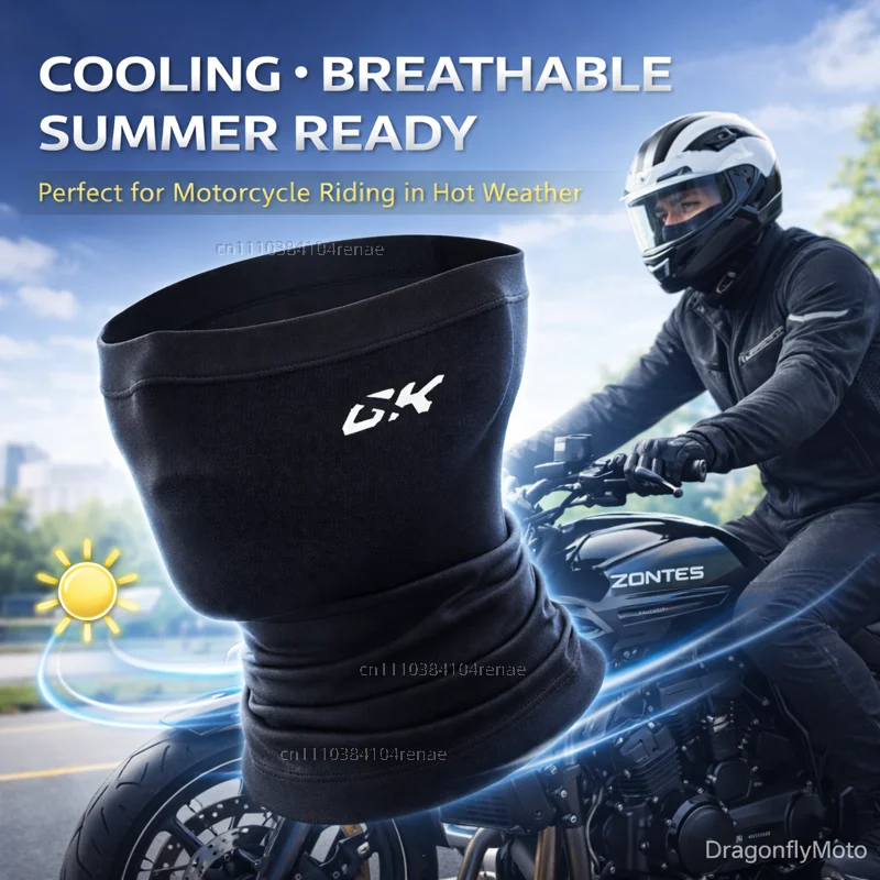 

Для мотоциклов Zontes GK 125 / 155 125X: универсальная летняя охлаждающая дышащая маска для лица, бафф, балаклава с возможностью нанесения логотипа