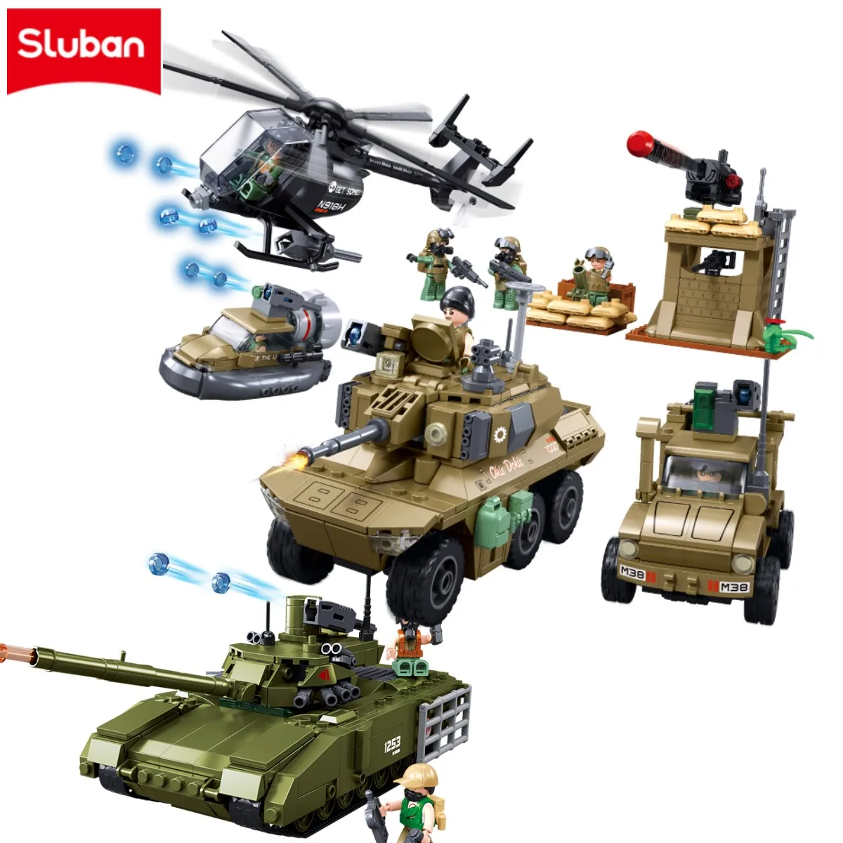 

Military Joint Assault Operations Bricks T-14 Armata Main Battle Tank Building Blocks Weapons Army Armored Vehicle Model Bricks