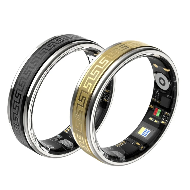 

1 шт., умное кольцо, декомпрессионное вращение, отслеживание в реальном времени, пульс, кислород в крови, кровяное давление, упражнения для сна, водонепроницаемое кольцо