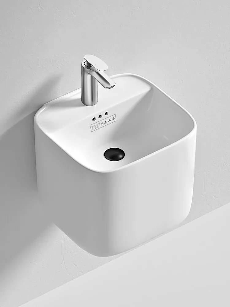 CX wall-mounted wash basin single basin bathroom ceramic household wash basin