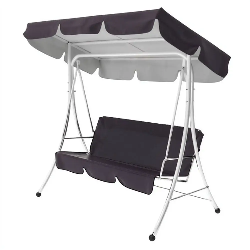 Patio Hanging Swing Chair Cover Outdoor Seat Protector Garden Furniture Dustproof Shield Waterproof Black Polyester - view 5