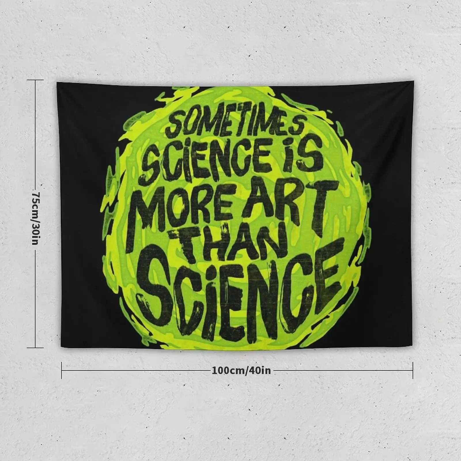 Sometimes Science is More Art Than Science Tapestry Wall Deco Wall Decoration Decoration For Home Tapestry