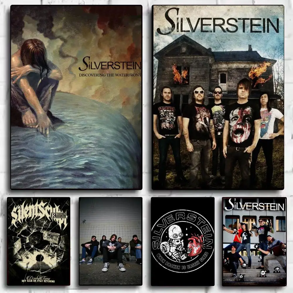 Post Hardcore Canadian Band S-Silverstein Poster Big Wall Art  For Decorating Bedrooms & Home Studies & Headboard Walls for Fans