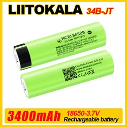 1-24pcs Liitokala 34B-JT 3500mah NCR18650B 3.7v 3400mAh 18650 Lithium Rechargeable Battery with Pointed(No PCB) batteries