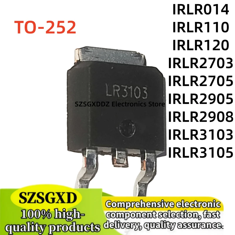 10-20Uds new IRLR014(LR014) IRLR110(LR110) IRLR120(LR120) IRLR2703(LR2703) IRLR2705(LR2705) IRLR2905 IRLR2908 IRLR3103 IRLR105