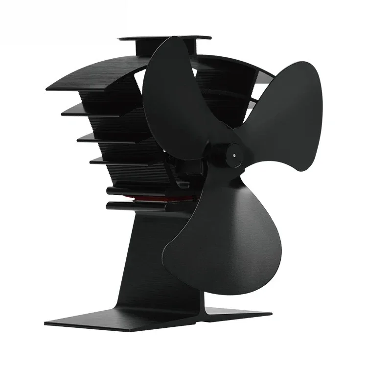 Fireplace Accessories Ecological Thermal Power Furnace Fan 3 Blades