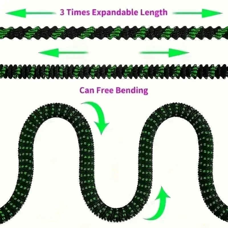 Wąż ogrodowy rozszerzalny wąż magiczny do podlewanie ogrodu i czyszczenia, 3/4 \