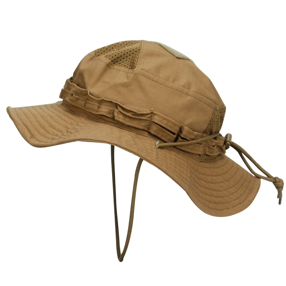 1 Stück/3 Stück Camo Boonie Hut Sonnenschutz Atmungsaktiver Fischerhut Herren Outdoor Wandern Jagd Angeln Winddichter Fischerhut