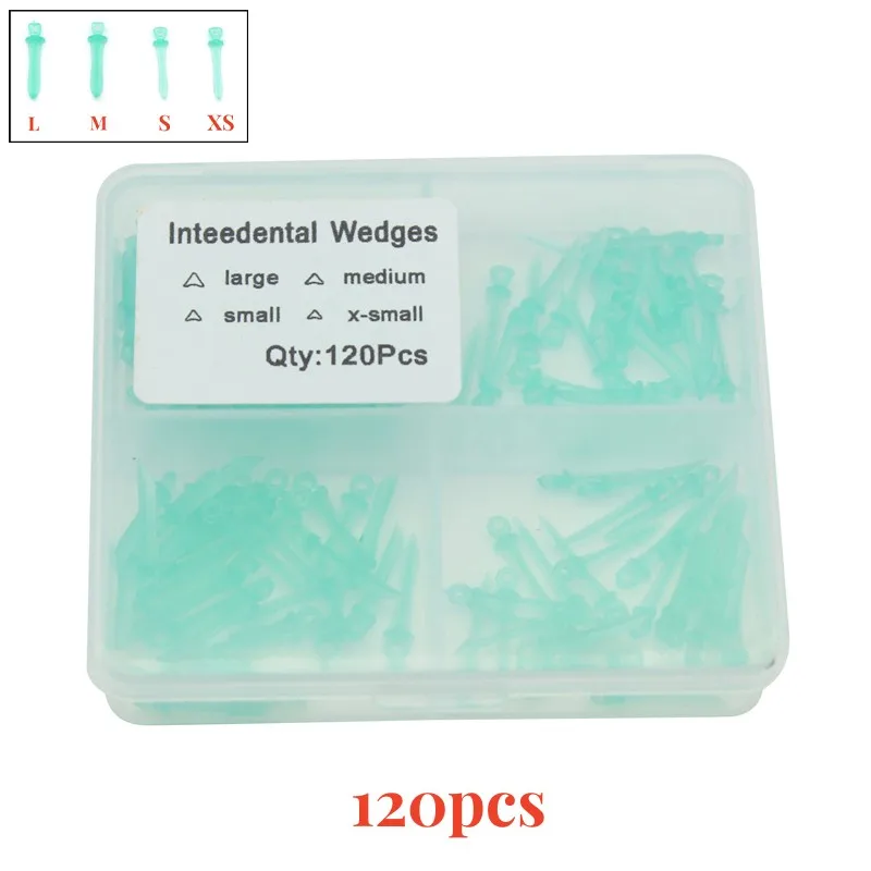 

120pcs/box Dentistry Dental Tools Materials Interdental Wedges Add-On Autoclavable Oral Care Odontologia Dental