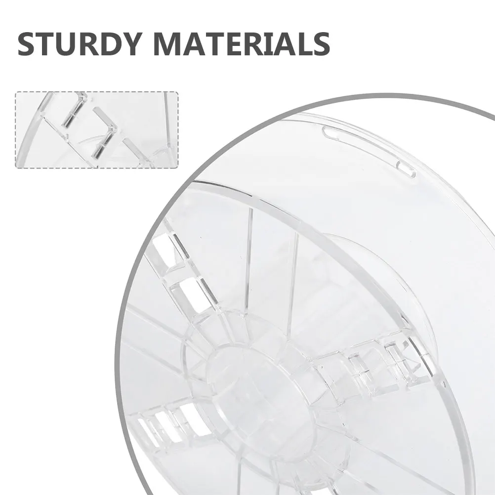 2 Buah Plastik 1KG 3D Printer Bobbin Tembus Berongga Bobbin untuk 3D Printer Reel Tahan Lama Mudah Dipasang Desain Praktis