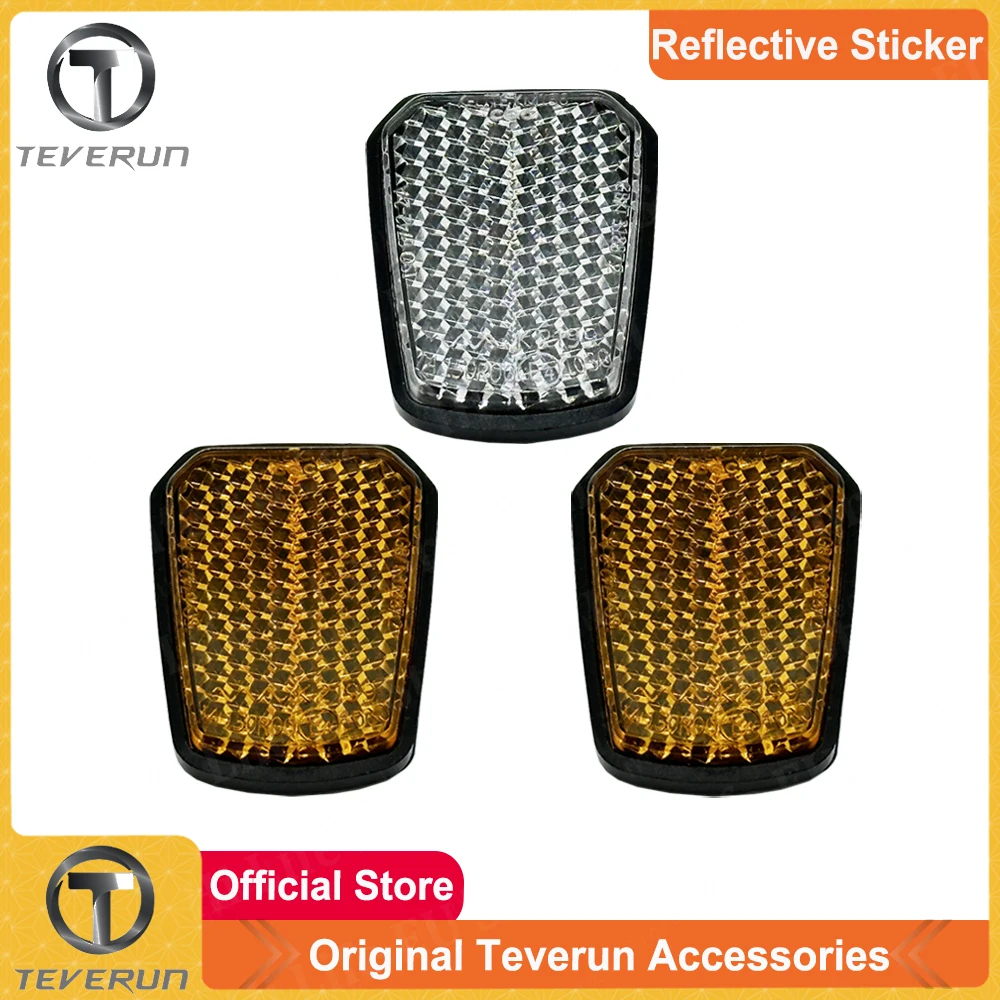 Official Teverun/Blade Reflective Tape Yellow White Color Safty Warnning Stickers Suit for Teverun/Blade Electric Scooter