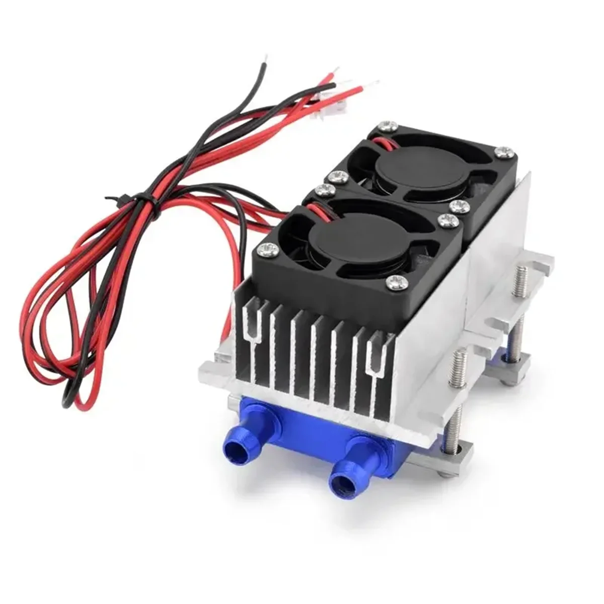 144W Thermoelectric Peltier Refrigeration Cooler DC 12V 15A Semiconductor Cooling System for Small Air Conditioning Fan