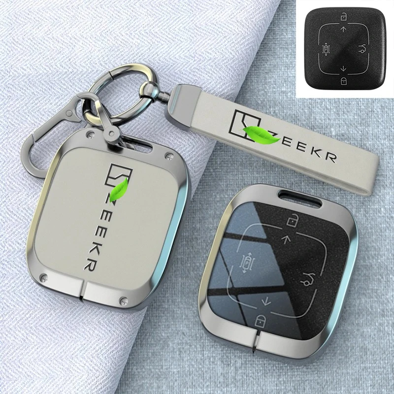 For Zeekr 7X 001 007 009 X 2024 Keychain Car Remote Control Zinc