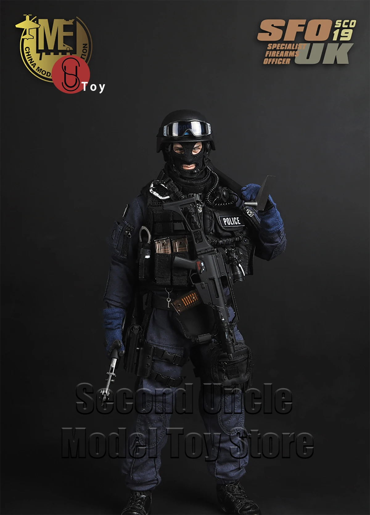 

Soldierstory SS090 1/6 Specialist Firearms Officer SFO Male Soldier 12'' Military Action Figure Model Toys Gifts