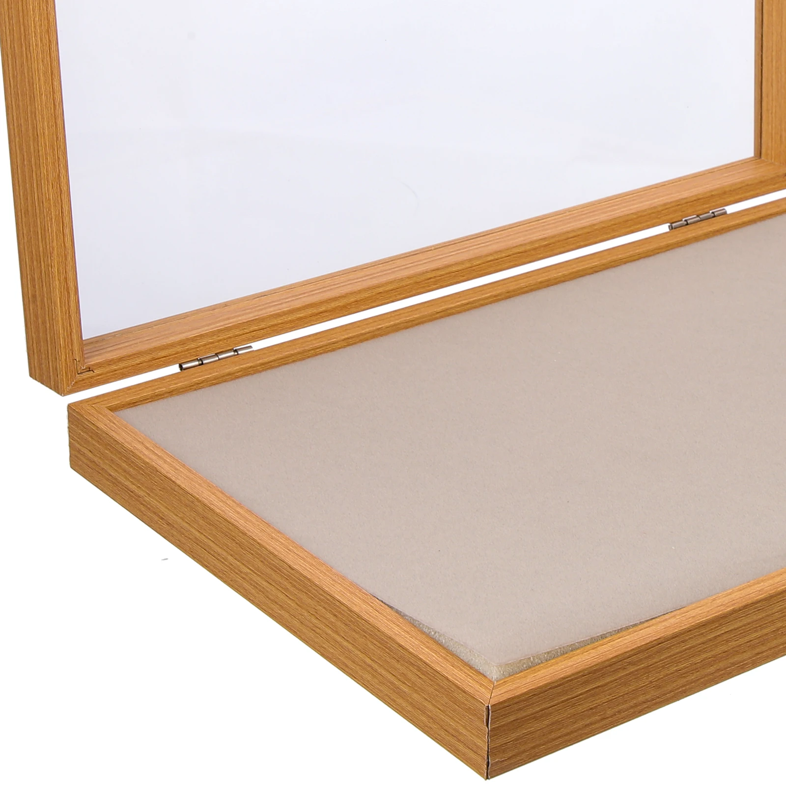 

Brooch Storage Box Desktop Display Case Jewelry Organizer Pin Frame Holder Badge