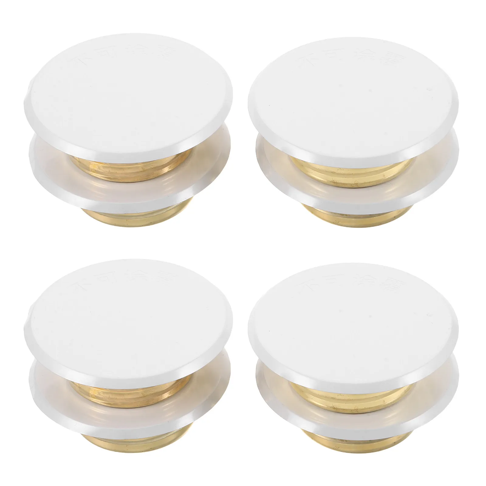 

8Pcs Fire Sprinkler Cover Plate Flat Low Profile Concealed Sprinkler High Sensitivity Heat Resistant for Office Home