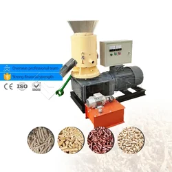 High Efficient Flat Die Biomass Pelletizer Wood Granulator Sawdust Pellet Press Machine Wooden Pellet Machine