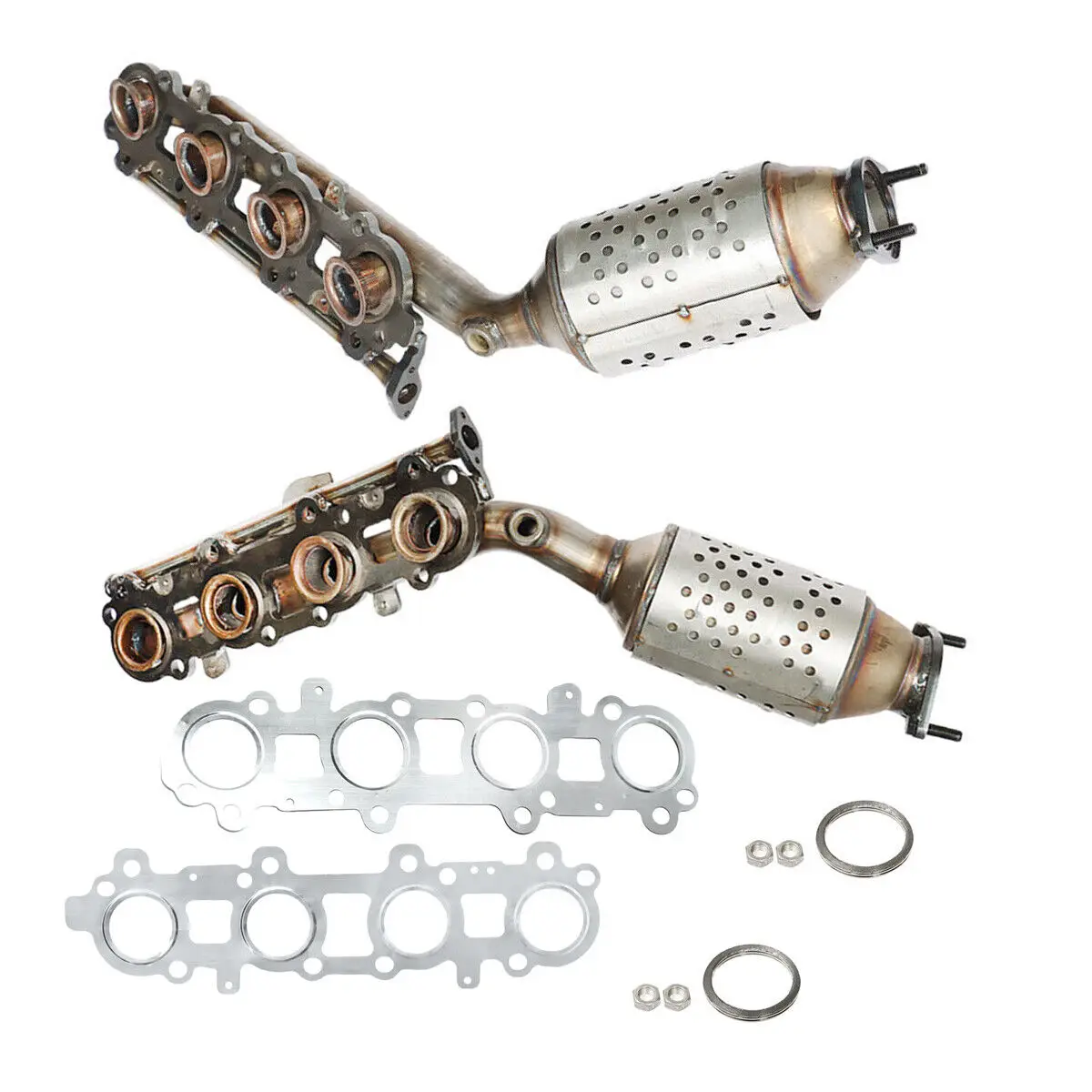 2pcs Catalytic Converter For 2005-2009 Toyota 4Runner Lexus GX470 V8 4.7L 17150-50050 17140-50060