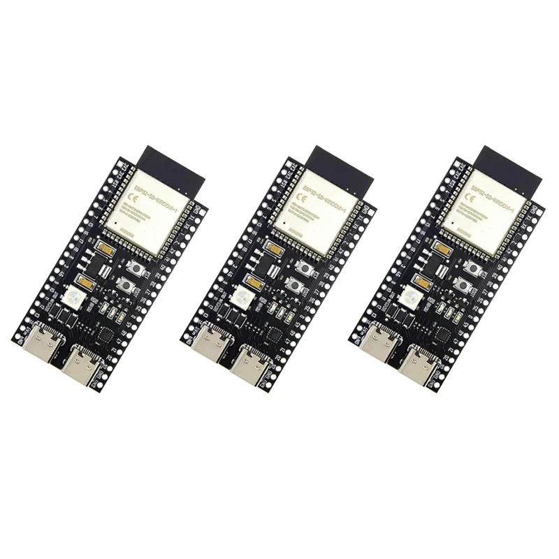

Exquisite-3X ESP32 ESP32-S3 Wifi+Bluetooth Iot Dual Type-C Development Board Core Board ESP32-C6-Devkitc-1 Development Board