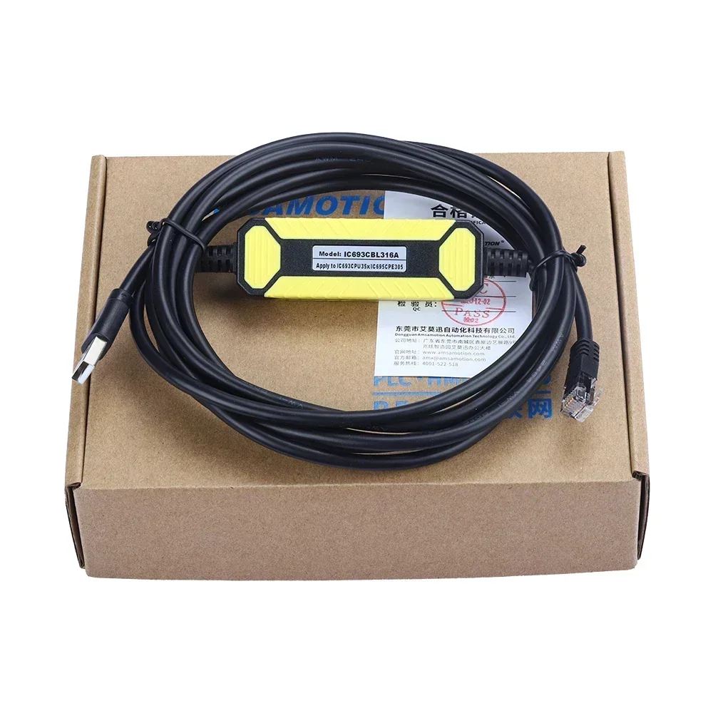IC693CBL316A Suitable For GE CPE305 IC693CPU35X IC695CPE305 Series PLC Programming Cable Download Line