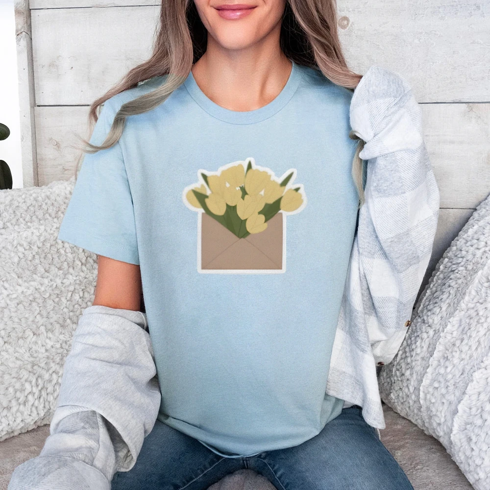 

Graphic Shirts Casual Short Sleeve T-Shirt Vibrant Art Prints Women Cotton Crew Neck Fun Gym Music Festivals Hangouts Fade-Proof