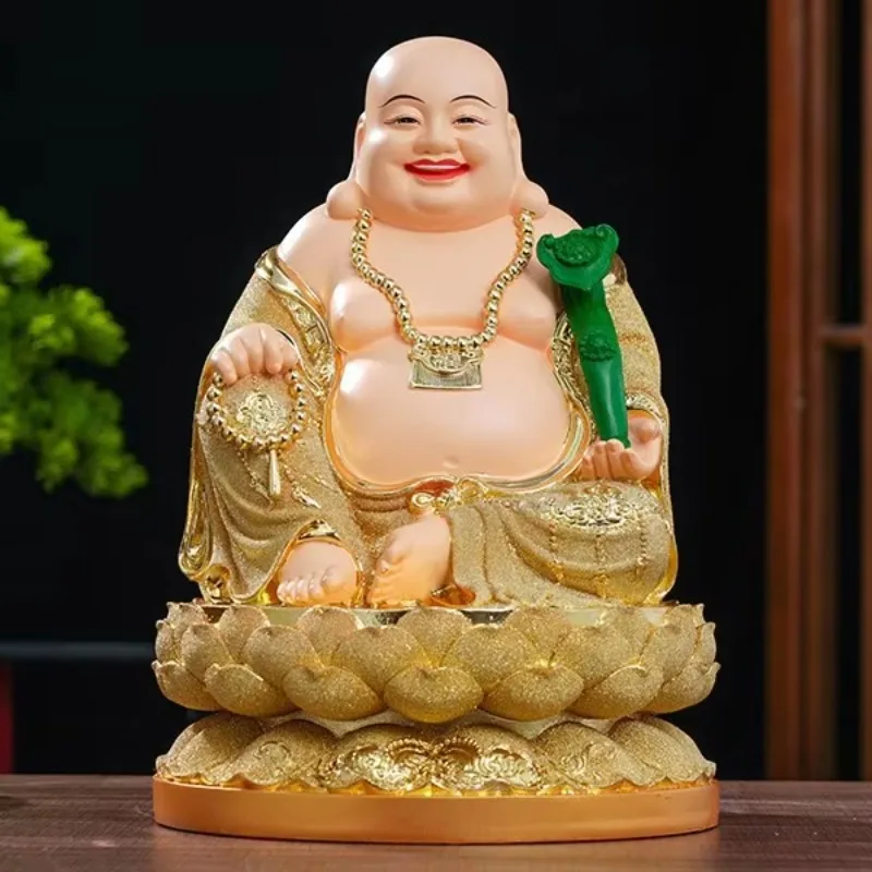 DSA big-bellied Maitreya Buddha attracts wealth  Nafu uses it to worship temples,  Maitreya laughing Buddha resin Buddha statues